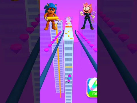 OMG! SONIC TRAPPED ROOF & AMY POLICE MOCKING HIM! 🤯😰 ROOF 3D #gaming #shorts #shortfeed #viralshorts