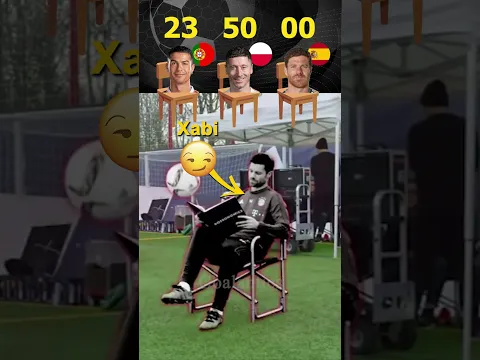 Ronaldo vs. Lewandowski vs. Xabi 🪑😲
