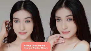 Makeup look not too heavy or not too simple using the most viral products from L’Oreal Paris
