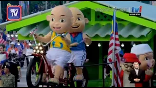 Upin Ipin, Boboiboy, Ejen Ali sertai perarakan Hari Kebangsaan 2024