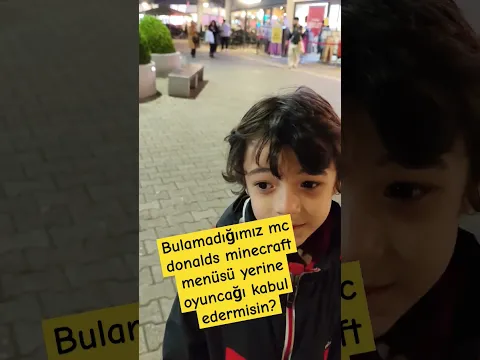 Bulamadığımız Mc Donalds Minecraft oyuncak yerine daha cazip bir teklif. #minecraft #mcdonalds