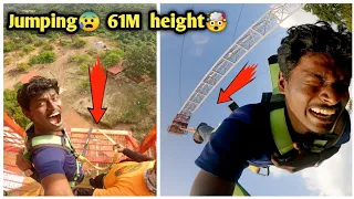 61Meter Heightல😱 இருந்து குதிச்சா😵 என்ன ஆகும்??🤔🤯 |Jumping from 61M🤯 in Goa | Agni Tamil