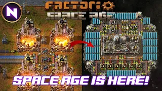 Factorio SPACE AGE Is Finally Here! ⚙️ Lets Go To Space 🚀🪐