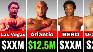 💰🤑 George Foreman's Paycheck For Every Fight He Ever Had