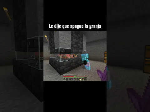 Le Dije que Apagara la Granja🥵 #shorts #minecraft