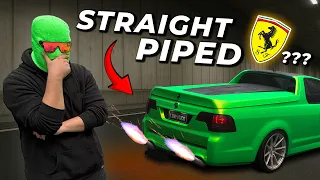 Can I make my V8 HOLDEN sound like a FERRARI?