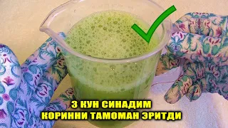 ХАЙРАТ !! 3-КУН СИНАДИМ КОРИННИ ТАМОМАН ЭРИТДИ👍 ХАЁЛГА КЕЛТИРМАГАН ДАРАЖАДА ТЕЗЛИКДА ОЗДИРДИ