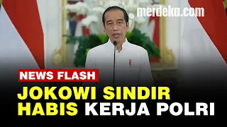 Sindiran Pedas Jokowi ke Polisi hingga Ancam Perintahkan Kapolri Copot Kapolda