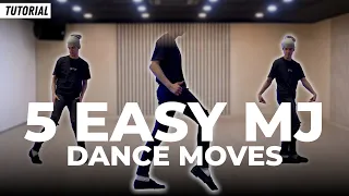 5 Michael Jackson Dance Moves Tutorial | For Beginners