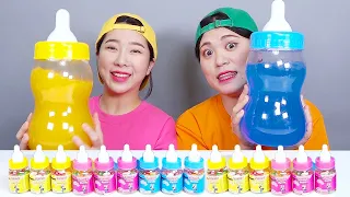 Botella de gelatina de caramelo Mukbang DONA