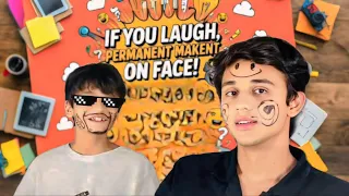 PERMANENT MARKER ON FACE😱 IF YOU LAUGH ON MEMES😵