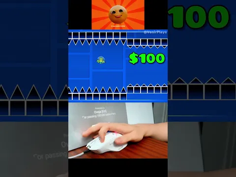 $1,000 Verity VS Demon Wave Paths Challenge in Geometry Dash! #shorts