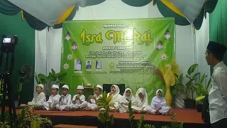 Penampilan Anak-anak Sholeh dan Sholehah di Acara Isra Mi'raj 1443 H / 2022 M