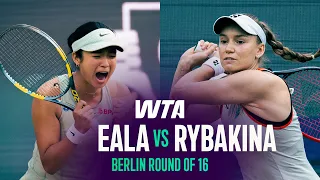 Alexandra Eala vs. Elena Rybakina | 2026 Berlin Round of 16 | WTA Match Highlights
