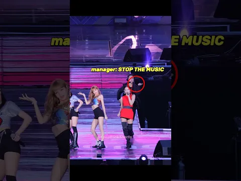 Blackpink’s concert shutdown during their performance leaving fans worried #blackpink #katseye