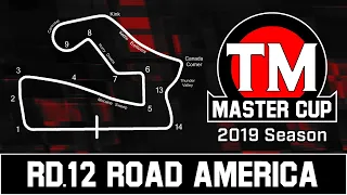 Round 12: Wisconsin (Road America) | 2019 TM Master Cup Series