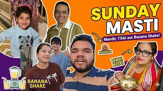 Sunday special mandir trip + yummy treat!