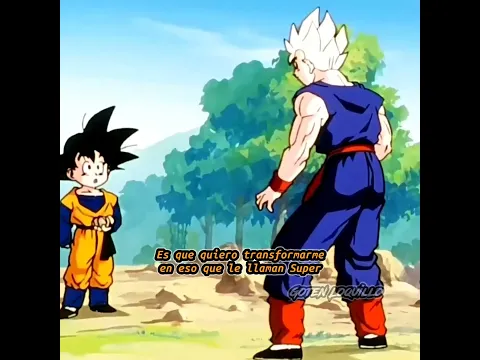 Yo también me quiero transformar en Super Saiyajin. 😼 | Goten Loquillo
