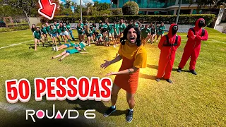 ROUND 6 NA VIDA REAL COM 50 PESSOAS!! ( BATATINHA 1 2 3 )