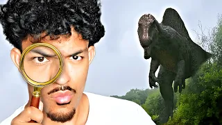 can you spot the spinosaurus?