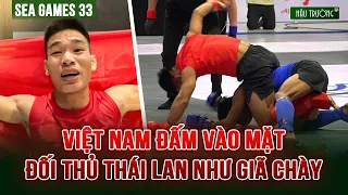Việt Nam đấm vào mặt đối thủ Thái Lan như giã chày, hạ knock-out ngay hiệp 1