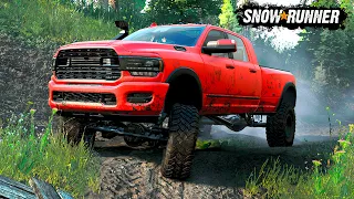 Fui de DODGE RAM resgatar CARROS ABANDONADOS - SnowRunner #7