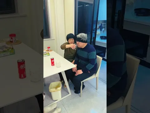Tricking Dad to Take His Medicine 😂🥤💊#shorts