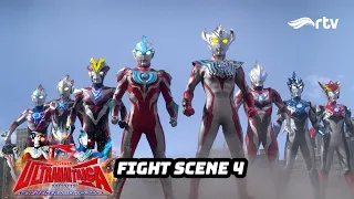 ULTRAMAN TAIGA THE MOVIE Semua Ultraman Turun Tangan! Selamatkan  Taro, Ayah Taiga | FIGHT SCENE 4
