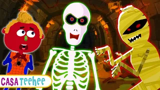 Haunted Tunnel Song 💀🧟 Músicas de Halloween para crianças | Casa Teehee