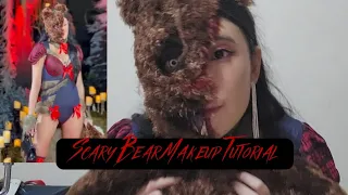 Scary Bear Makeup Tutorial