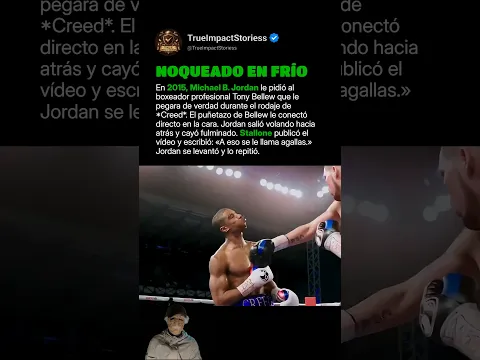Michael B Jordan pidió que le golpearan de verdad y cayó fulmin