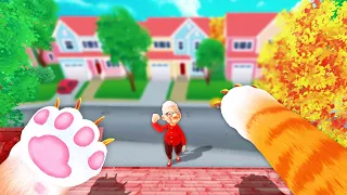 I ESCAPED Granny House... (I Am Cat VR)