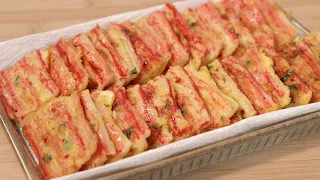 추석 명절 손님들 반응 폭발! 육전보다 더~ 인기 많은 게맛살 전❗맛있다고 온 동네 소문났어요