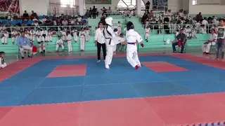 Qizlar jangi Kyokushin Karate Navoiy Ochiq kubogi | Бой Девушки Кёкушин Каратэ Открытый Кубок Навои