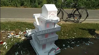 diwali ghar kaise banate hain thermocol se