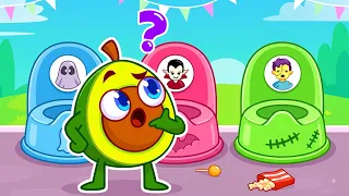 Which Restroom Should Avocado Go To?🚻🚽Best Kids Cartoon by Meet Penny🥑💖