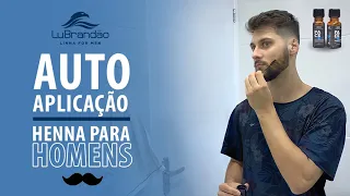 Auto aplicação de Henna para homens