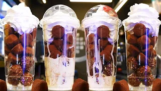 🍫 초콜릿 트러플 우유! 🍫 얼음 대신 달콤함을 더하다!🧊🍫 Chocolate Truffle instead of ice Milk🍫 cafe vlog / 카페 브이로그