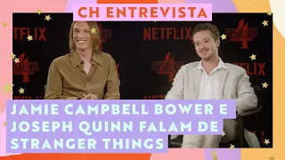 Jamie Campbell Bower e Joseph Quinn falam de personagens em Stranger Things