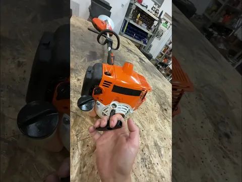 Classic CIRCULAR Saw BLADE on Trimmer !? #trimmer #circularsaw #sawblades #trimmerhead #mower #ds