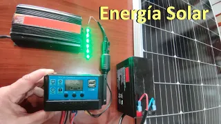 ✅ Cómo Instalar Panel Solar, Batería y Configuración del Control de Carga