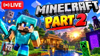 Azaan jannii is playing minecraft live 🔴🔴🔴🔴🔴🔴🔴🔴🔴part 2#live 