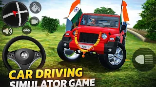 Indian Red Mahindra Thar Modified Car Game 2026 | Android Car Driving Simulator