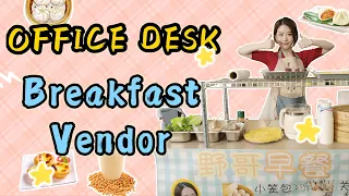 DIY OFFICE DESK FOOD VENDOR! Dumplings, Pork Buns & More | Ms Yeah