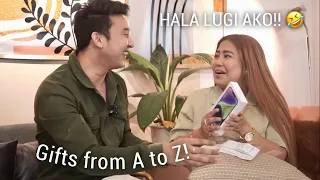 Alphabetical Exchange Gift with My Boyfriend 🎁💝 (MAY NALUGI SAMIN! 🤣)