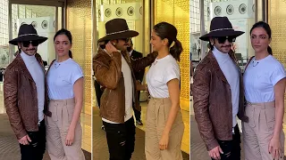पति पत्नी एक साथ Deepika Padukone with Ranveer Singh, Juhi Chawla, Arjun Kapoor एयरपोर्ट पर नज़र आये.