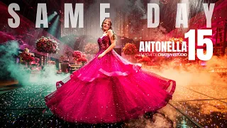 SAME DAY | FESTA 15 ANOS | NOITE DE PRINCESA | DEBUTANTE ANTONELLA | BISUTTI | CRIATIVY ESTÚDIO 4K