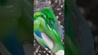 Full Video: Polygel Mixing Blue & Green (ASMR - No Music) Oddly Satisfying #nails #satisfying