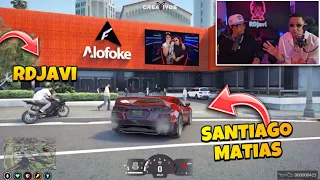 RDJAVI PONE A SANTIAGO MATIAS A JUGAR GTA 5 ROLEPLAY 😂 ¡QUE RISA! 🤣🍿