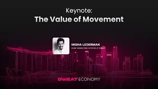 The Value of Movement - Misha Lederman Token2049 Keynote